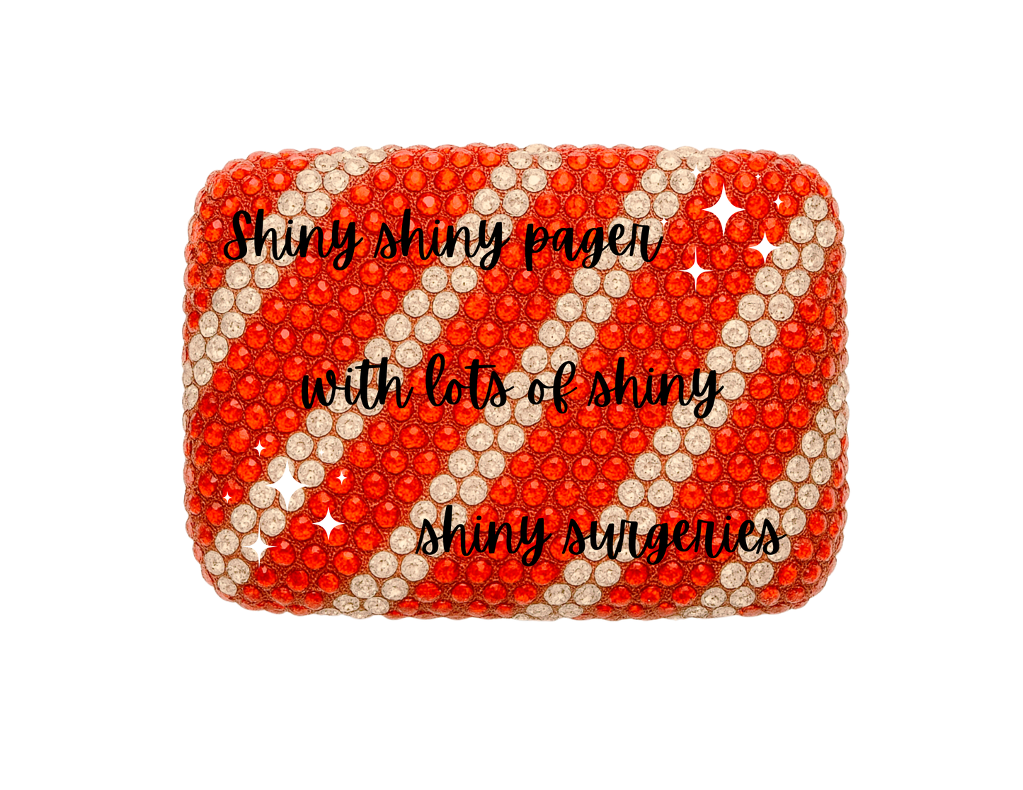 Sparkle pager sticker