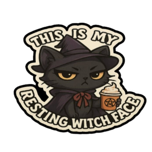 Black cat stickers
